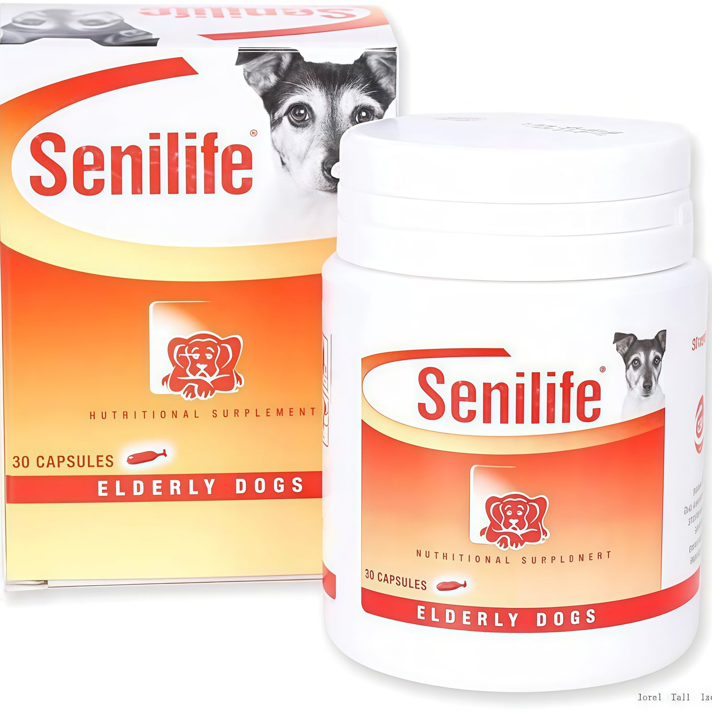 Brain Function Support Aging Pet Nutritional Supplement /D59010B Senilife Nutritional Supplement for Elderly Dogs(up to 50 lbs)- 30 / Box